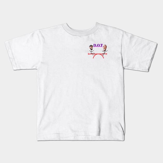 dads on tangents logo tee Kids T-Shirt by dads on tangents